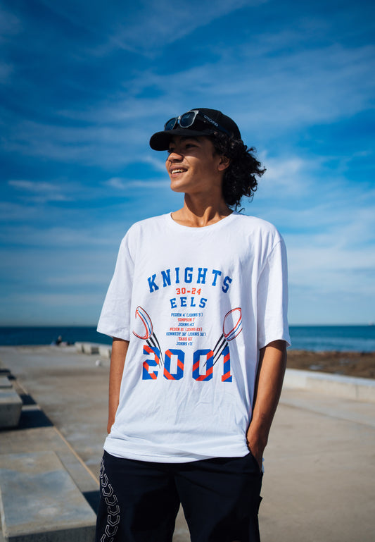 Knights 2001 grand final tee