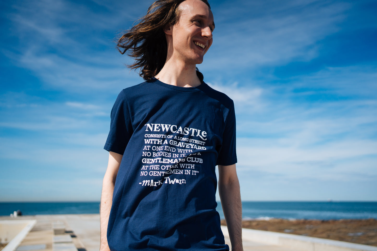 Mark Twain's Newcastle quote T-shirt